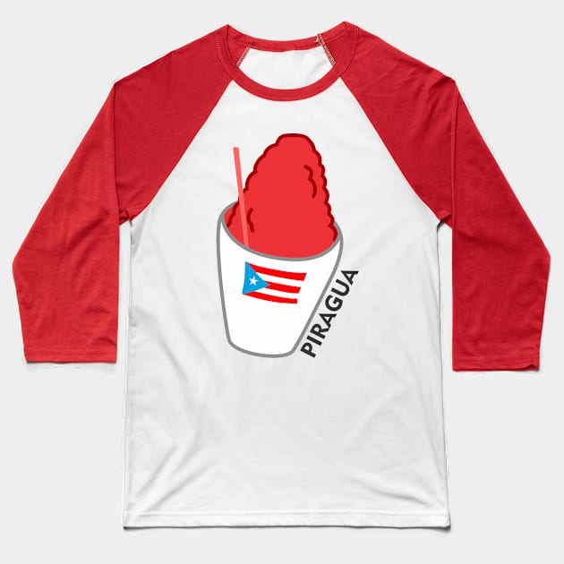 Piragua Puerto Rican Latino Food Tropical Drink Baseball T-Shirt by bydarling